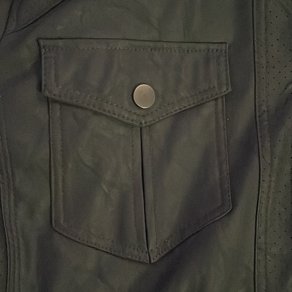 leather jacket/raincoat - Picture 4 of 6